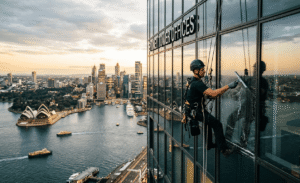 high rise window cleaning